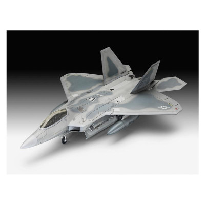 Збірна модель Revell Літак Lockheed Martin F-22A Raptor рівень 4 масштаб 1:72 (RVL-63858)