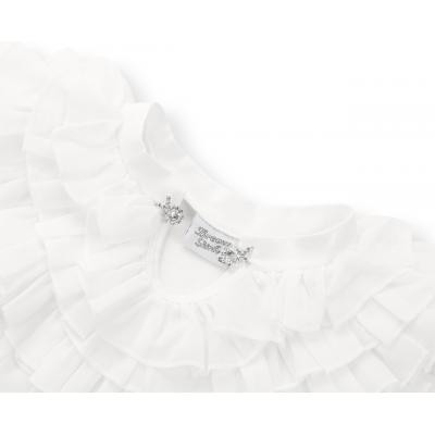 Кофта дитяча Breeze з шифоновими рюшами (9270-164G-cream)