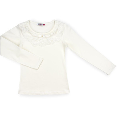 Кофта дитяча Matilda з мереживною оборкою (4802-140G-cream)