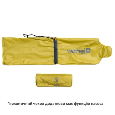 Туристичний килимок Wechsel Coreo Double-Tube TL Lemon/Grey (233122)