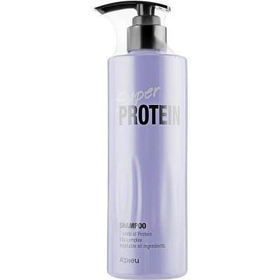 Шампунь A&#039;pieu Super Protein Shampoo відновлюючий з протеїнами 490 мл (8809581479784)