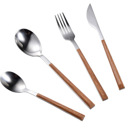 Набір столових приборів Bergner Naturally 24 предмета (BG-45120-MM)