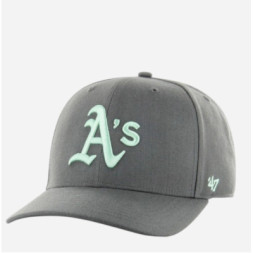 Кепка 47 Brand DP OAKLAND ATHLETICS B-CLZOE18WBP-CC графіт, бірюзовий (196895641197)