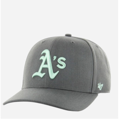 Кепка 47 Brand DP OAKLAND ATHLETICS B-CLZOE18WBP-CC графіт, бірюзовий (196895641197)