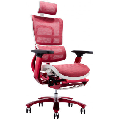 Офісне крісло GT Racer X-815L White/Red (X-815L White/Red (W-52))