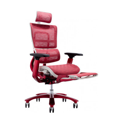Офісне крісло GT Racer X-815L White/Red (X-815L White/Red (W-52))