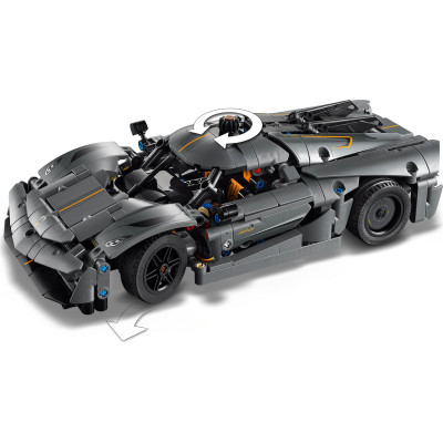 Конструктор LEGO Technic Koenigsegg Jesko Absolut — сірий гіперкар (42173)