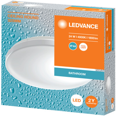 Світильник LEDVANCE CEILING ROUND 325 24W 840 IP44 (4099854105913)