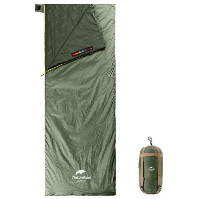 Спальный мешок Naturehike Summer надлегкий LW180 NH21MSD09 R (15C) XL Green (6927595777961-R)