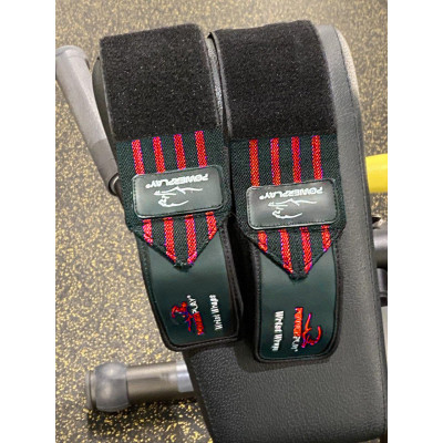 Бинт для спорту PowerPlay 3081 Gym WristT Wraps Чорно-Червоні (PP_3081_Red)