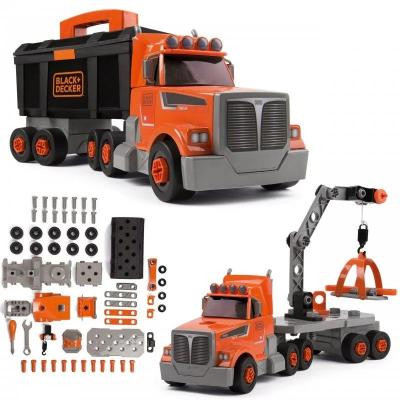 Ігровий набір Smoby Блек &amp; Деккер. Вантажівка з інструм., кейсом, краном та акс (360175)