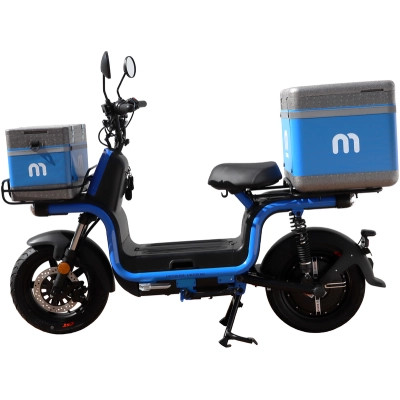 Електроскутер Aima XIO MA U1 L1E (blue)+передній/задній бокс (733900)