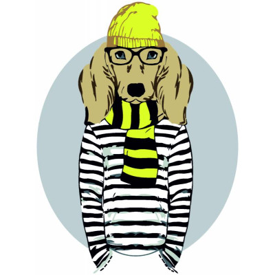 Картина по номерам Rosa Start Stylish Dog 35 х 45 см (N00013265) (4823098514244)