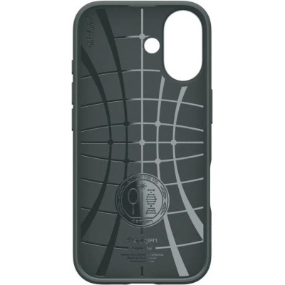 Чохол до мобільного телефона Spigen Liquid Air iPhone 17 Abyss Green (ACS10371)