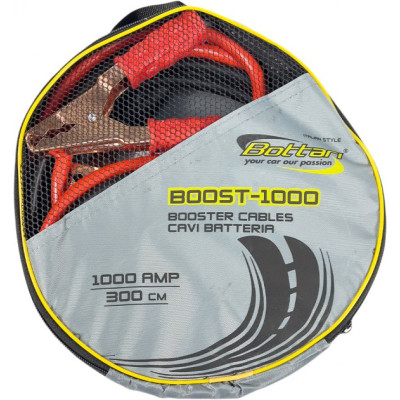 Дроти для запуску для автомобіля Bottari 1000A 2,5м &quot;BOOST-1000&quot; (28075-IS)