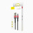 Дата кабель USB 2.0 AM to Lightning 1.0m Cafule Special Edition 2.4A Black-Red Baseus (CALKLF-G91)