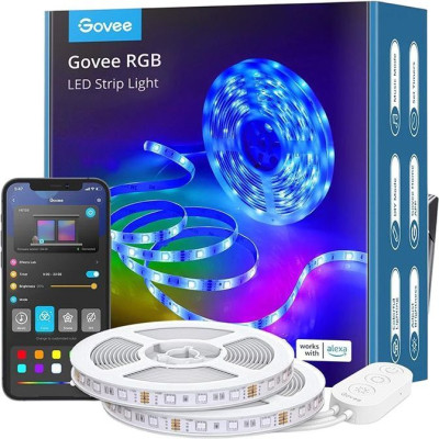 Світлодіодна стрічка Govee H611 LED 10.0m, RGB, WI-FI/Bluetooth, white (H61103A3)
