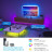 Світлодіодна стрічка Govee H611 LED 10.0m, RGB, WI-FI/Bluetooth, white (H61103A3)