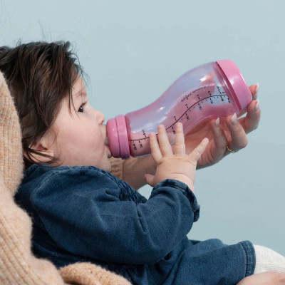 Пляшечка для годування Difrax S-bottle Natural Trend із силіконовою соскою, 250 мл (706T Peachy)