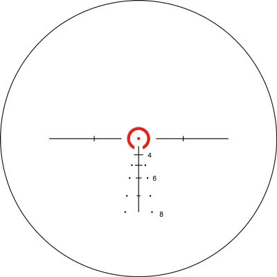 Оптичний приціл XD Precision Black-C.Q.B F2 1-6x24 сітка BDC (XDCQBF2)
