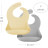 Слинявчик MinikOiOi Basics-Bib 2 шт (Mellow Yellow/Powder Grey) (101020065)