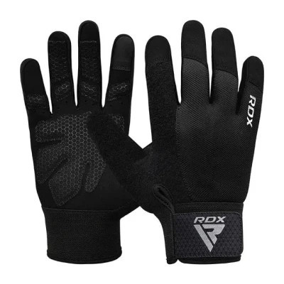 Рукавички для фітнесу RDX W1 Full Finger Plus Black M (WGA-W1FB-M+)