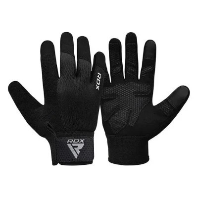 Рукавички для фітнесу RDX W1 Full Finger Plus Black M (WGA-W1FB-M+)