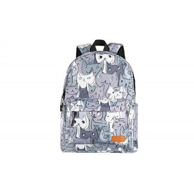 Рюкзак для ноутбука 2E 13&quot; TeensPack Cats, grey (2E-BPT6114GC)