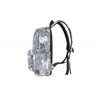 Рюкзак для ноутбука 2E 13&quot; TeensPack Cats, grey (2E-BPT6114GC)