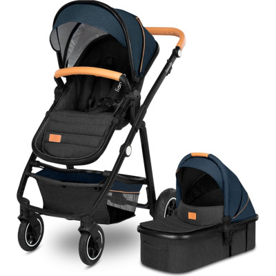 Коляска Lionelo 2 в 1 Amber Blue Navy (LO-AMBER BLUE NAVY (2in1))