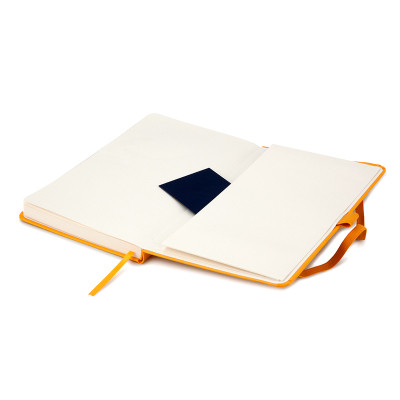 Книга записна Axent Partner, 125x195 мм, 96 аркушів, клітинка, жовта (8201-08-A)