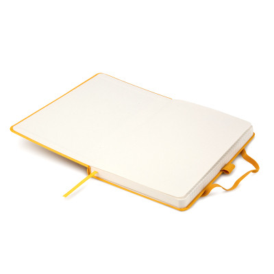 Книга записна Axent Partner, 125x195 мм, 96 аркушів, клітинка, жовта (8201-08-A)
