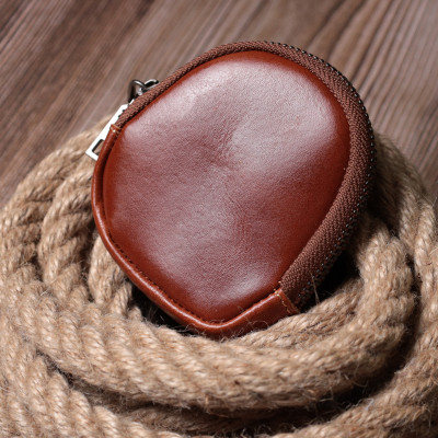 Гаманець Vintage Компактний для монет з натуральної шкіри Коричневий (sale_15080)