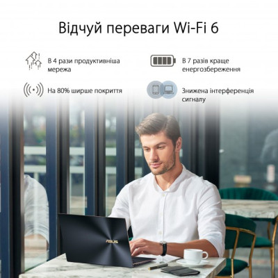 Мережева карта Wi-Fi ASUS USB-AX56 AX1800 USB 3.0 WPA3 MU-MIMO OFDMA (USB-AX56)