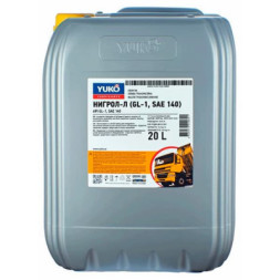 Трансмісійна олива Yuko Нігрол - Л GL-1, SAE 140 20л (4820070240801)