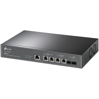 Комутатор мережевий TP-Link TL-SX3206HPP 2xSFP+ (10GE) 4x10GE LAN console+microUSB L2 JetStream 19&quot; 1U (TL-SX3206HPP)