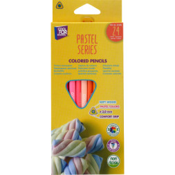 Олівці кольорові Cool For School Pastel Преміум 24 кольори (CF15186)
