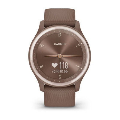 Смарт-годинник Garmin vivomove Sport, Cocoa, Silicone (010-02566-02)