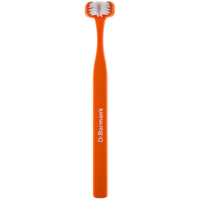 Зубна щітка Dr. Barman&#039;s Superbrush Compact Тристороння М&#039;яка Помаранчева (7032572876328-orange)