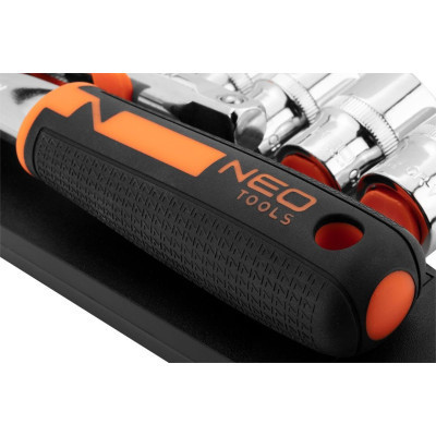 Набір головок Neo Tools 12шт, 1/2&quot;, тріскачка 90 зубців, CrV (10-030N)