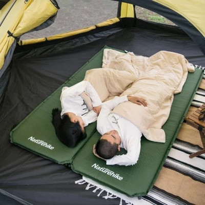 Туристичний килимок Naturehike NH20DZ003 50 мм Dark Green (6927595773680)