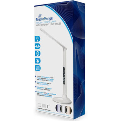 Настільна лампа Mediarange Stylish LED desk lamp with different light modes, white (MROS501)