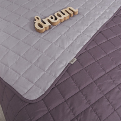 Покривало Viluta стьобане двустороннє Дует Димчастий аметист 210х240 (duet_dametis_210x240)