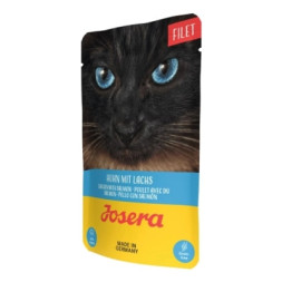 Вологий корм для кішок Josera Filet Huhn mit Lachs філе курки з лососем 70 g (4032254750253)