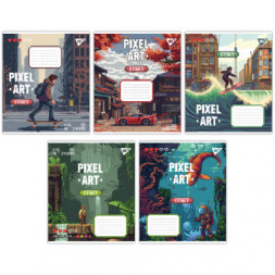 Зошит Yes Pixel art 12 аркушів клітинка (767196)