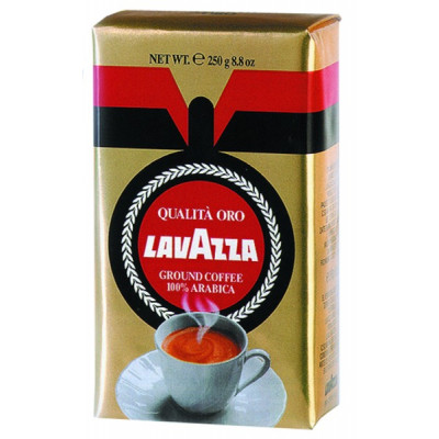 Кава Lavazza мелена 250г, пакет &quot;Qualita Oro&quot; (prpl.12911)