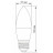Лампочка TITANUM LED C37e 7W E27 4100K (VL-C37e-07274)