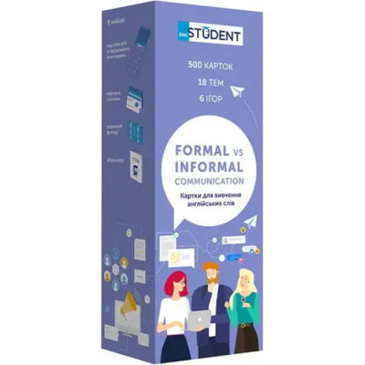 Навчальний набір English Student Картки для вивчення англійської мови Formal&amp;Informal Communication, українська (591225925)