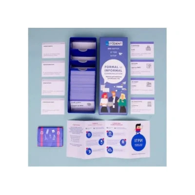 Навчальний набір English Student Картки для вивчення англійської мови Formal&amp;Informal Communication, українська (591225925)