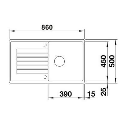 Мийка кухонна Blanco 520511 ZIA 5S